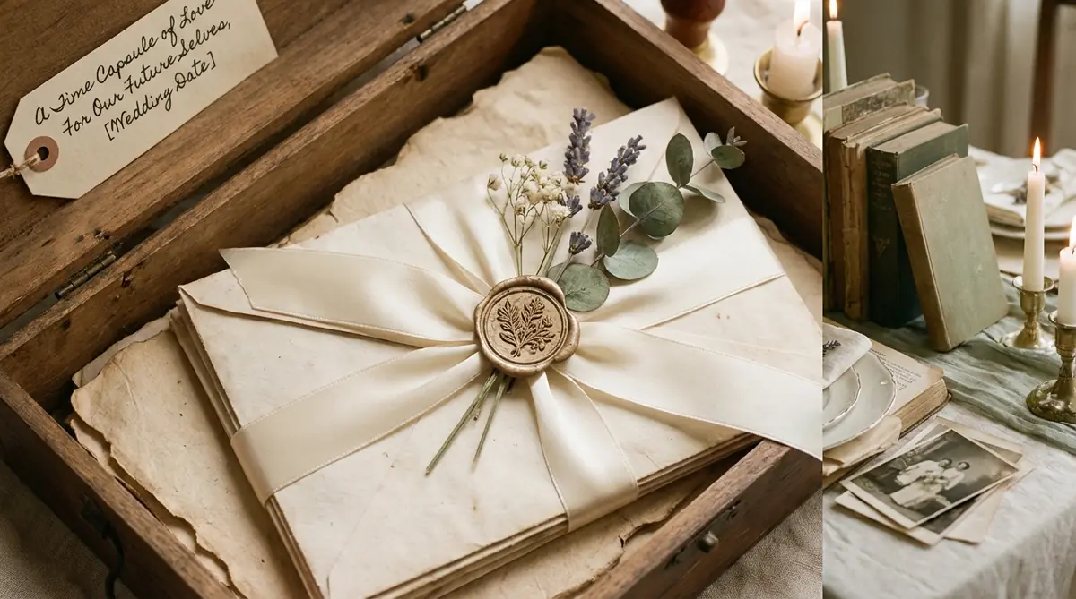 Vintage Briefe mit Wachssiegel